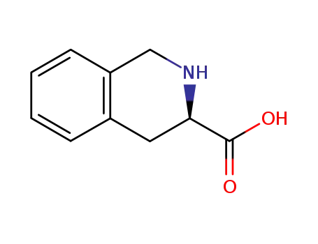 Molecular Structure of 103733-65-9 (D-1,2,3,4-Tetrahydroisoquinoline-3-carboxylic acid)