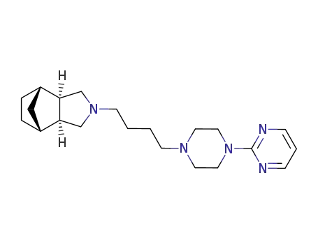 (1R*,2S*,3R*,4S*)-4-<4-<4-(2-Pyrimidinyl)-1-piperazinyl>butyl>-4-azatricyclo<5.2.1.02.6>decane