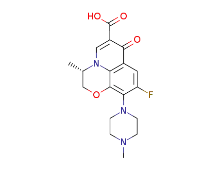 Molecular Structure of 100986-85-4 (Levofloxacin hydrochloride)