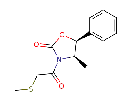 (4R,5S)-3-(1'-oxo-2'-methylthioethyl)-4-methyl-5-phenyl-2-oxazolidinone