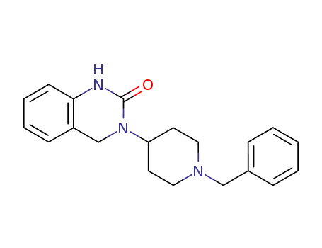 Molecular Structure of 79098-88-7 (1-benzyl-4-(1,2,3,4-tetrahydro-2-oxo-3-quinazolinyl)piperidine)
