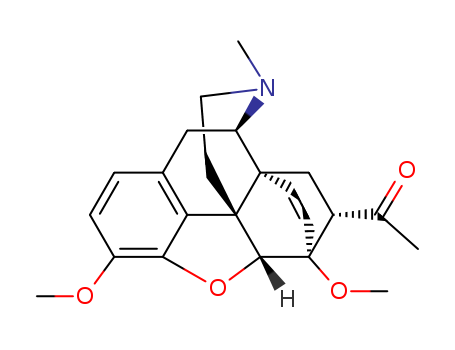 15358-22-2,1-[(5alpha,7alpha)-4,5-epoxy-3,6-dimethoxy-17-methyl-6,14-ethenomorphinan-7-yl]ethanone,6,14-endo-Ethenotetrahydrothebaine,7a-acetyl- (8CI);6,14-Ethenomorphinan, ethanone deriv.; Thevinone