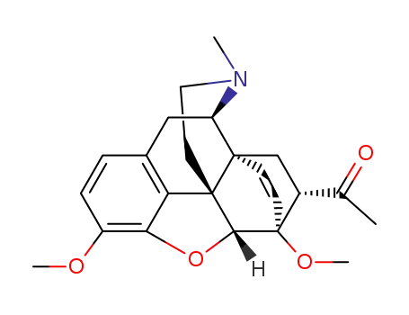 Molecular Structure of 15358-22-2 (1-[(5alpha,7alpha)-4,5-epoxy-3,6-dimethoxy-17-methyl-6,14-ethenomorphinan-7-yl]ethanone)