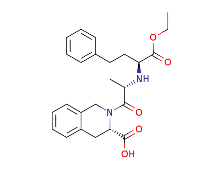 Molecular Structure of 85441-61-8 (Quinapril)