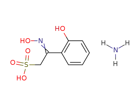 2-(o-hydroxyphenyl)-2-hydroxyiminoethanesulfonic acid ammonium salt