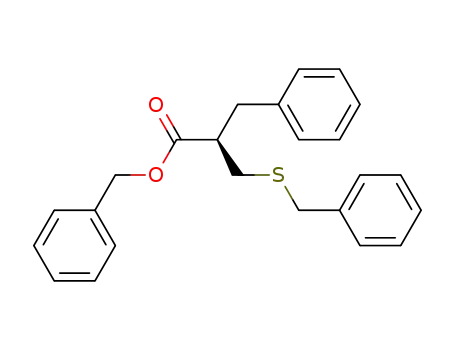 (2R)-2-<<(phenylmethyl)thio>methyl>-3-phenylpropanoic acid benzyl ester