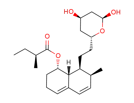 (S)-2-Methyl-butyric acid (1S,7S,8S,8aR)-8-[2-((2R,4R,6S)-4,6-dihydroxy-tetrahydro-pyran-2-yl)-ethyl]-7-methyl-1,2,3,7,8,8a-hexahydro-naphthalen-1-yl ester