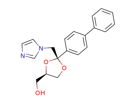 cis-<2-(1,1'-biphenyl-4-yl)-2-(1H-imidazol-1-ylmethyl)-1,3-dioxolan-4-yl>methanol