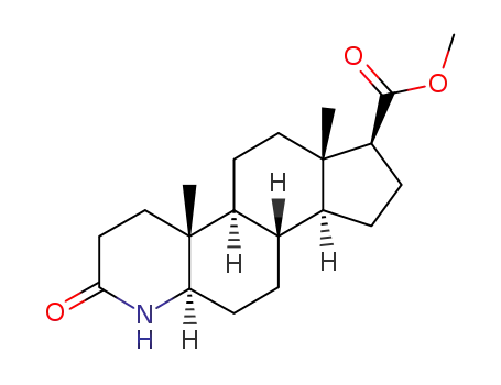 3-oxo-4-aza-5α-androstane-17β-carboxylic acid methyl ester