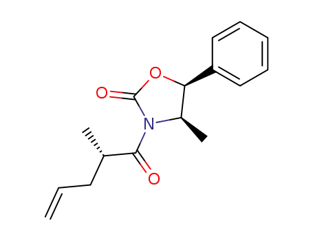 2-Oxazolidinone, 4-methyl-3-[(2S)-2-methyl-1-oxo-4-pentenyl]-5-phenyl-,
(4R,5S)-
