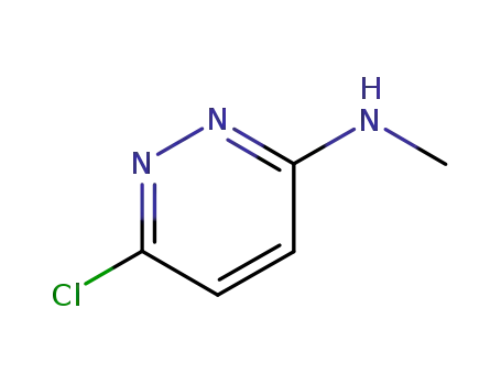 Molecular Structure of 14959-32-1 (6-Chloro-N-methylpyridazin-3-amine)