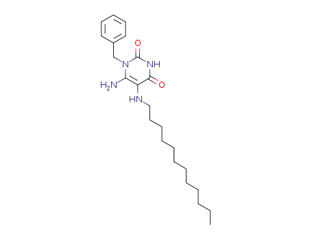 6-amino-1-benzyl-5-(dodecylamino)-2,4-pyrimidinedione