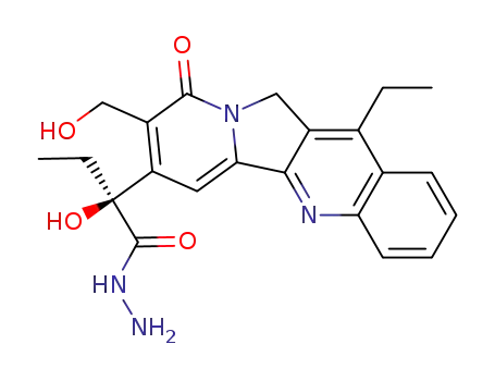 (S)-2-(12-Ethyl-8-hydroxymethyl-9-oxo-9,11-dihydro-indolizino[1,2-b]quinolin-7-yl)-2-hydroxy-butyric acid hydrazide