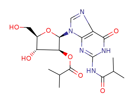 N2-isobutyryl-9-(2-O-isobutyryl-β-D-arabinofuranosyl)guanine