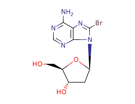 Molecular Structure of 14985-44-5 (8-Bromo-2'-deoxyadenosine)