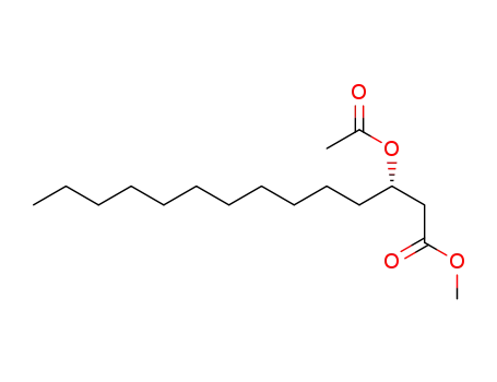 Tetradecanoic acid, 3-(acetyloxy)-, methyl ester, (S)-