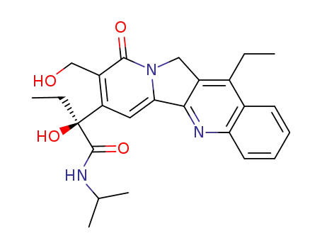 (S)-2-(12-Ethyl-8-hydroxymethyl-9-oxo-9,11-dihydro-indolizino[1,2-b]quinolin-7-yl)-2-hydroxy-N-isopropyl-butyramide