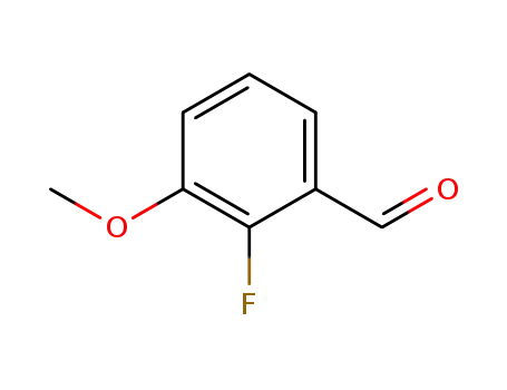 Molecular Structure of 103438-88-6 (2-FLUORO-3-METHOXYBENZALDEHYDE)