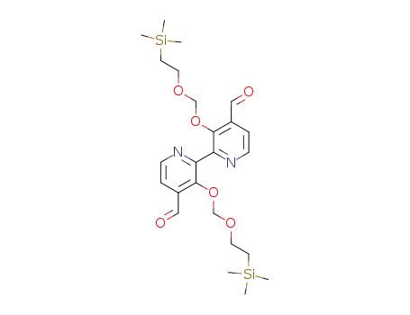 3,3'-Bis<<2-(trimethylsilyl)ethoxy>methoxy>-2,2'-bipyridin-4,4'-dicarbaldehyd