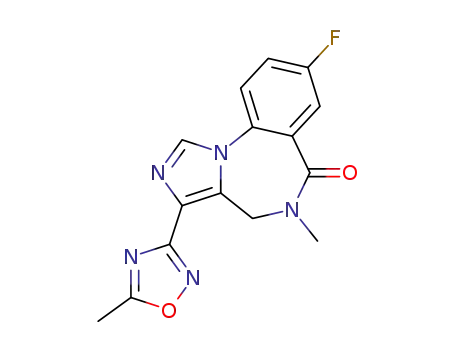 8-Fluoro-5-methyl-3-(5-methyl-[1,2,4]oxadiazol-3-yl)-4,5-dihydro-2,5,10b-triaza-benzo[e]azulen-6-one