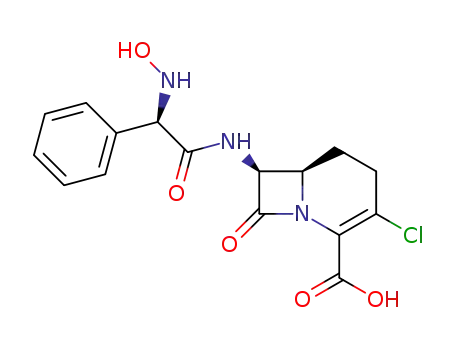 (6R,7S)-3-Chloro-7-((R)-2-hydroxyamino-2-phenyl-acetylamino)-8-oxo-1-aza-bicyclo[4.2.0]oct-2-ene-2-carboxylic acid