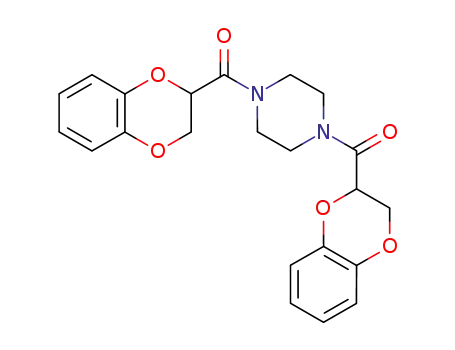 1,4-bis-(2,3-dihydro-benzo[1,4]dioxin-2-carbonyl)-piperazine