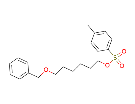 Molecular Structure of 126519-80-0 (1-Hexanol, 6-(phenylmethoxy)-, 4-methylbenzenesulfonate)
