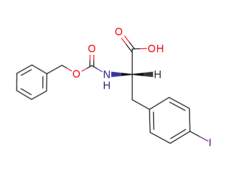 Molecular Structure of 220400-04-4 (Cbz-4-Iodo-L-Phenylalanine)