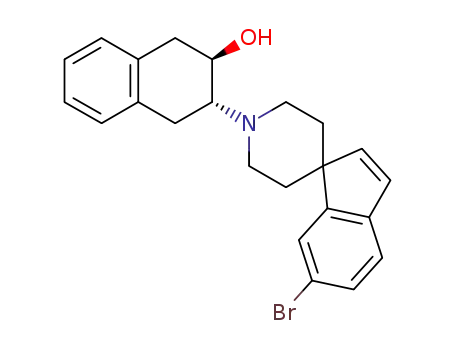 1'-(2-hydroxy-1,2,3,4-tetrahydronaphth-3-yl)spiro<6-bromo-1H-indene-1,4'-piperidine>