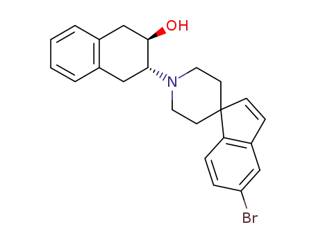 1'-(2-hydroxy-1,2,3,4-tetrahydronaphth-3-yl)spiro<5-bromo-1H-indene-1,4'-piperidine>