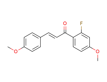 E-1-(2-fluoro-4-methoxyphenyl)-3-(4-methoxyphenyl)-2-propen-1-one