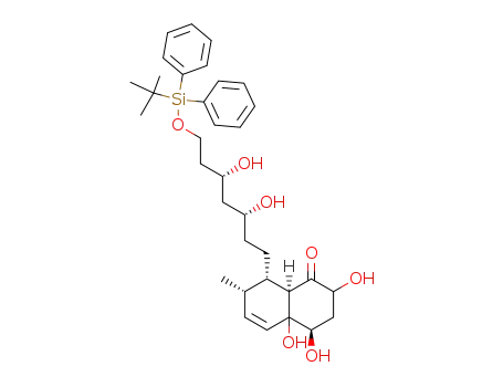 (4R,7S,8S,8aR)-8-[(3R,5S)-7-(tert-Butyl-diphenyl-silanyloxy)-3,5-dihydroxy-heptyl]-2,4,4a-trihydroxy-7-methyl-3,4,4a,7,8,8a-hexahydro-2H-naphthalen-1-one