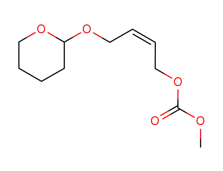 Carbonic acid methyl ester (Z)-4-(tetrahydro-pyran-2-yloxy)-but-2-enyl ester