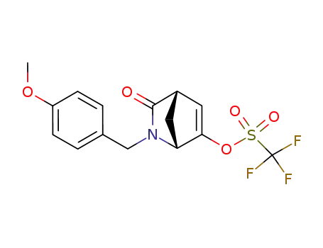 Trifluoro-methanesulfonic acid (1R,4S)-2-(4-methoxy-benzyl)-3-oxo-2-aza-bicyclo[2.2.1]hept-5-en-6-yl ester