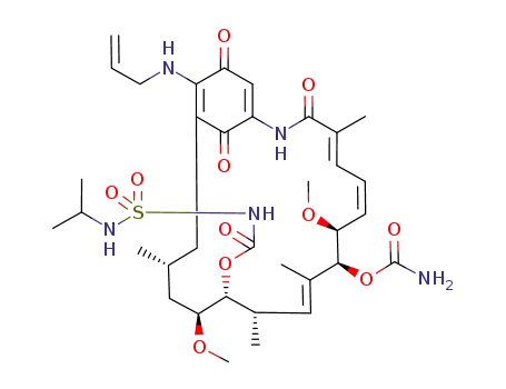 17-(allylamino)-11-<(isopropylsulfamyl)carbonyl>geldanamycin