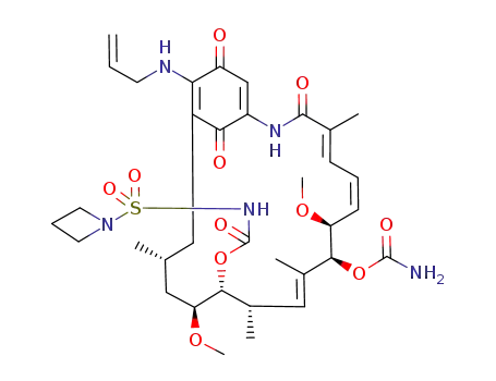 17-(allylamino)-11-<(azetidinylsulfamyl)carbonyl>geldanamycin