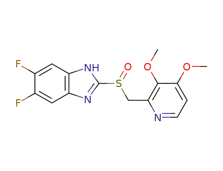 2-(3,4-Dimethoxy-pyridin-2-ylmethanesulfinyl)-5,6-difluoro-1H-benzoimidazole