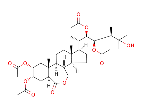 2,3,22,33-tetra-O-acetyl-25-hydroxybrassinolide