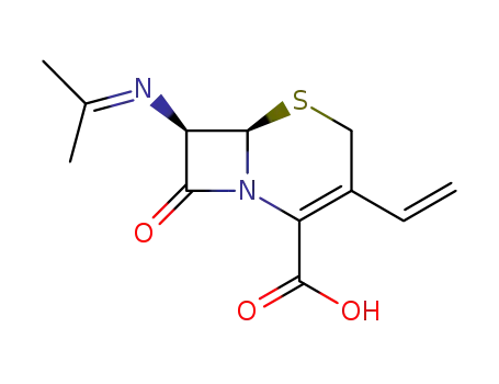 (6R,7R)-7-Isopropylideneamino-8-oxo-3-vinyl-5-thia-1-aza-bicyclo[4.2.0]oct-2-ene-2-carboxylic acid