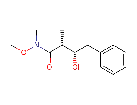 (2R,3S)-3-hydroxy-2-methyl-4-phenylbutan-(N-methyl-O-methyl)-hydroxamide