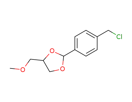 2-(4-Chloromethyl-phenyl)-4-methoxymethyl-[1,3]dioxolane