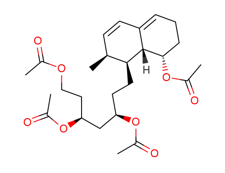 Acetic acid (1S,7S,8S,8aR)-7-methyl-8-((3R,5S)-3,5,7-triacetoxy-heptyl)-1,2,3,7,8,8a-hexahydro-naphthalen-1-yl ester