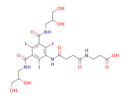 3-{3-[3,5-Bis-(2,3-dihydroxy-propylcarbamoyl)-2,4,6-triiodo-phenylcarbamoyl]-propionylamino}-propionic acid