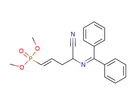 [(E)-4-(Benzhydrylidene-amino)-4-cyano-but-1-enyl]-phosphonic acid dimethyl ester