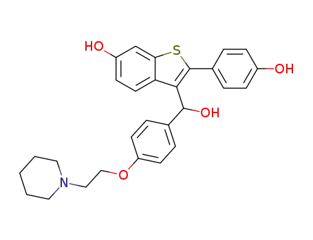 [2-(4-Hydroxyphenyl)-6-hydroxybenzo[b]thien-3-yl][4-[2-(1-piperidinyl)ethoxy]phenyl]methanol