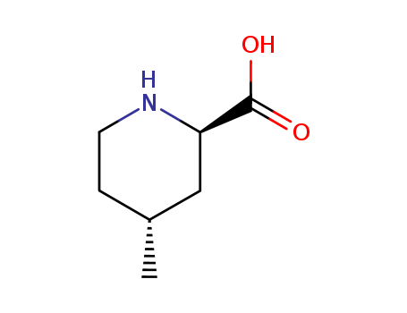 74892-81-2,(2R,4R)-4-Methylpiperidine-2-carboxylic acid,2-Piperidinecarboxylicacid, 4-methyl-, (2R-trans)-;(2R,4R)-4-Methyl-2-piperidinecarboxylic acid;2-Piperidinecarboxylic acid, 4-methyl-, (2R,4R)-;2-carboxy-4-methylpiperidine;
