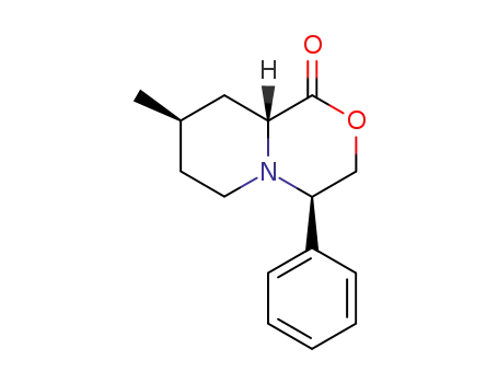 (4R,8R,10R)-8-methyl-4-phenylhexahydropyrido[2,1-c][1,4]oxazin-1-one