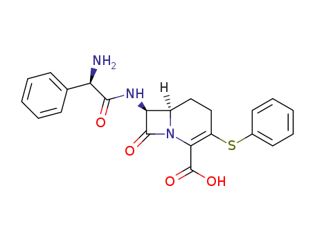 (6R,7S)-7-((R)-2-Amino-2-phenyl-acetylamino)-8-oxo-3-phenylsulfanyl-1-aza-bicyclo[4.2.0]oct-2-ene-2-carboxylic acid