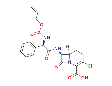 (6R,7S)-7-((R)-2-Allyloxycarbonylamino-2-phenyl-acetylamino)-3-chloro-8-oxo-1-aza-bicyclo[4.2.0]oct-2-ene-2-carboxylic acid