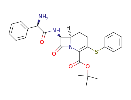 (6R,7S)-7-((R)-2-Amino-2-phenyl-acetylamino)-8-oxo-3-phenylsulfanyl-1-aza-bicyclo[4.2.0]oct-2-ene-2-carboxylic acid tert-butyl ester
